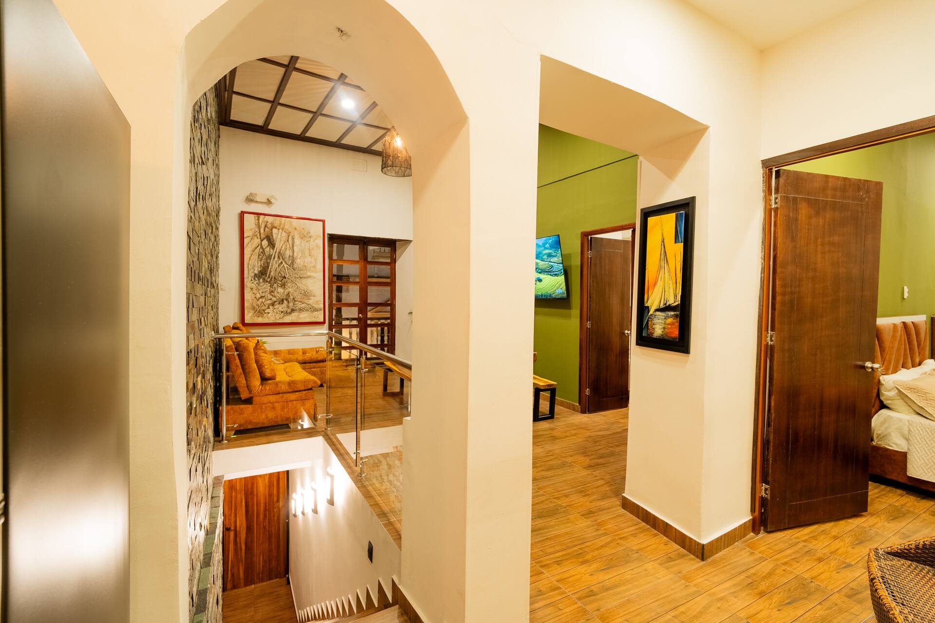 7BR Walled City Villa w/ Rooftop Spa & City Views Full Photo 46